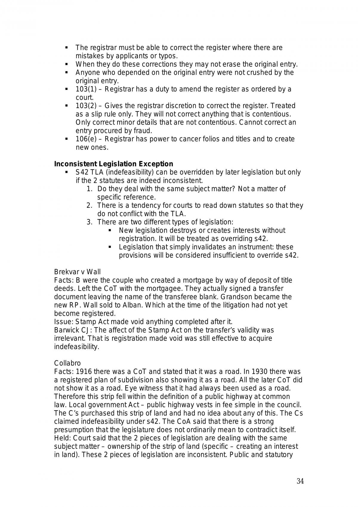 Rough Notes - Prop B. Indefeasibility Etc. - Page 34