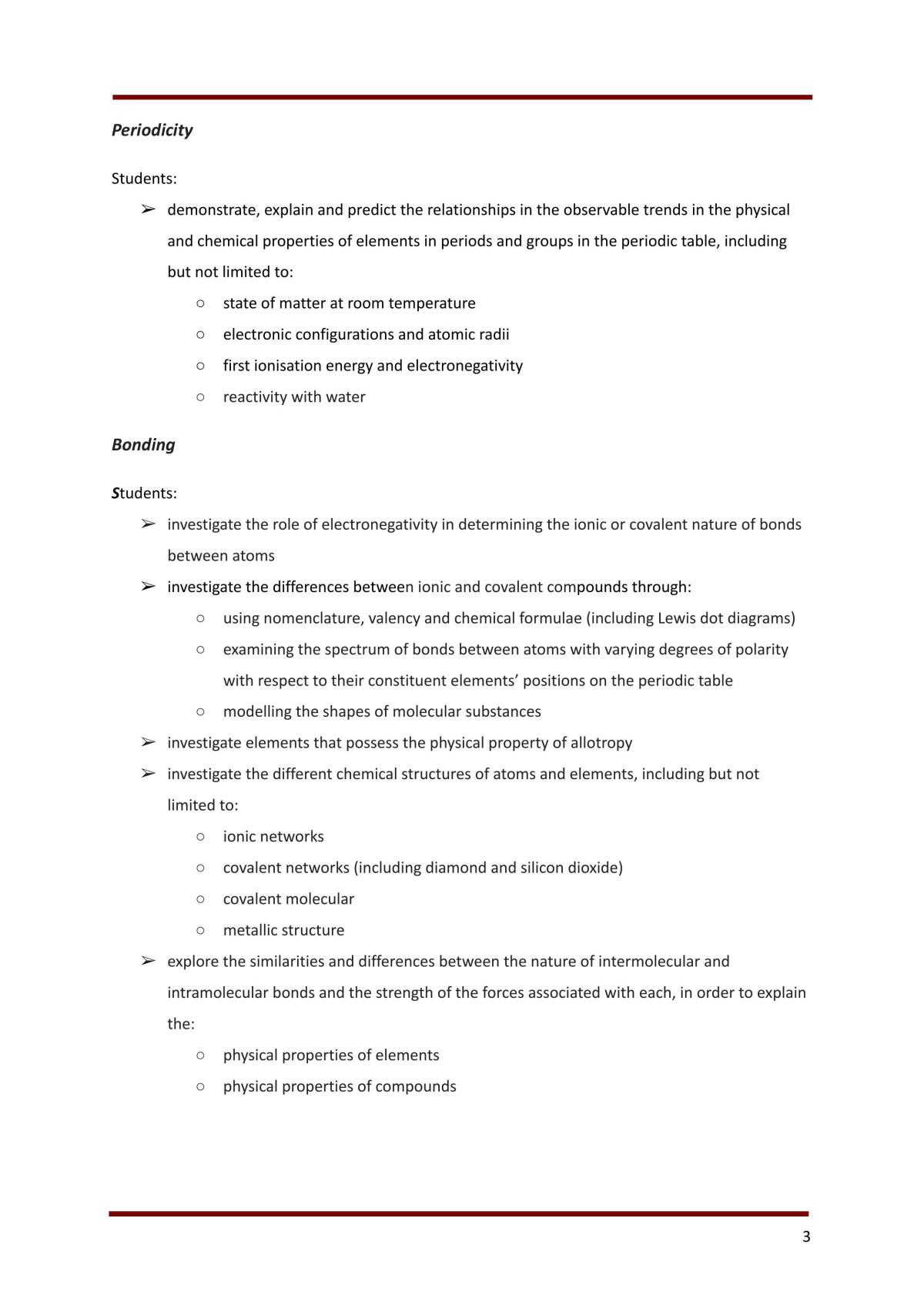 Chemistry Module 1 Notes | Chemistry - Year 11 HSC | Thinkswap