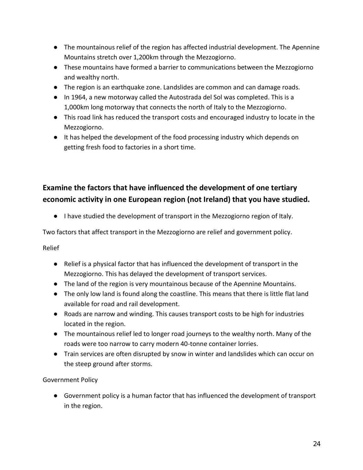 Complete H1 Guide to Regional Geography  - Page 24
