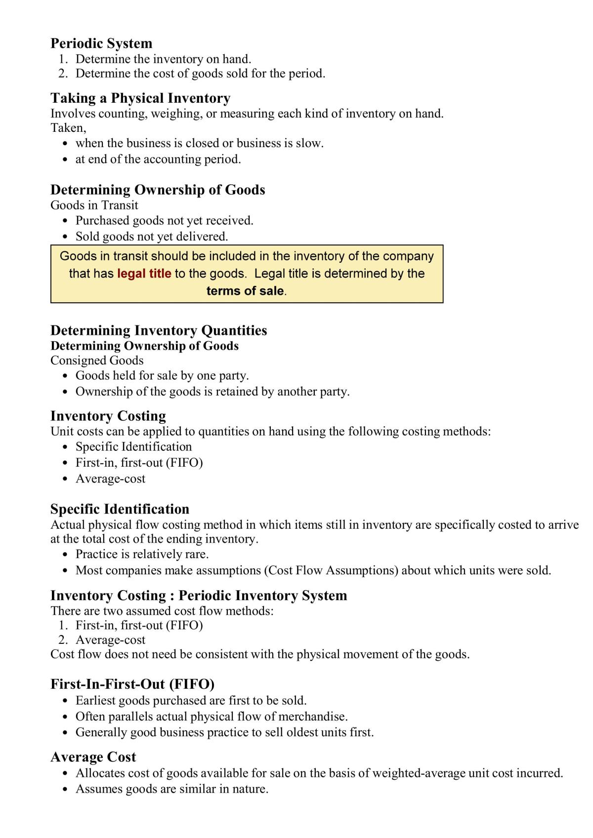 Accounting Notes - Page 27