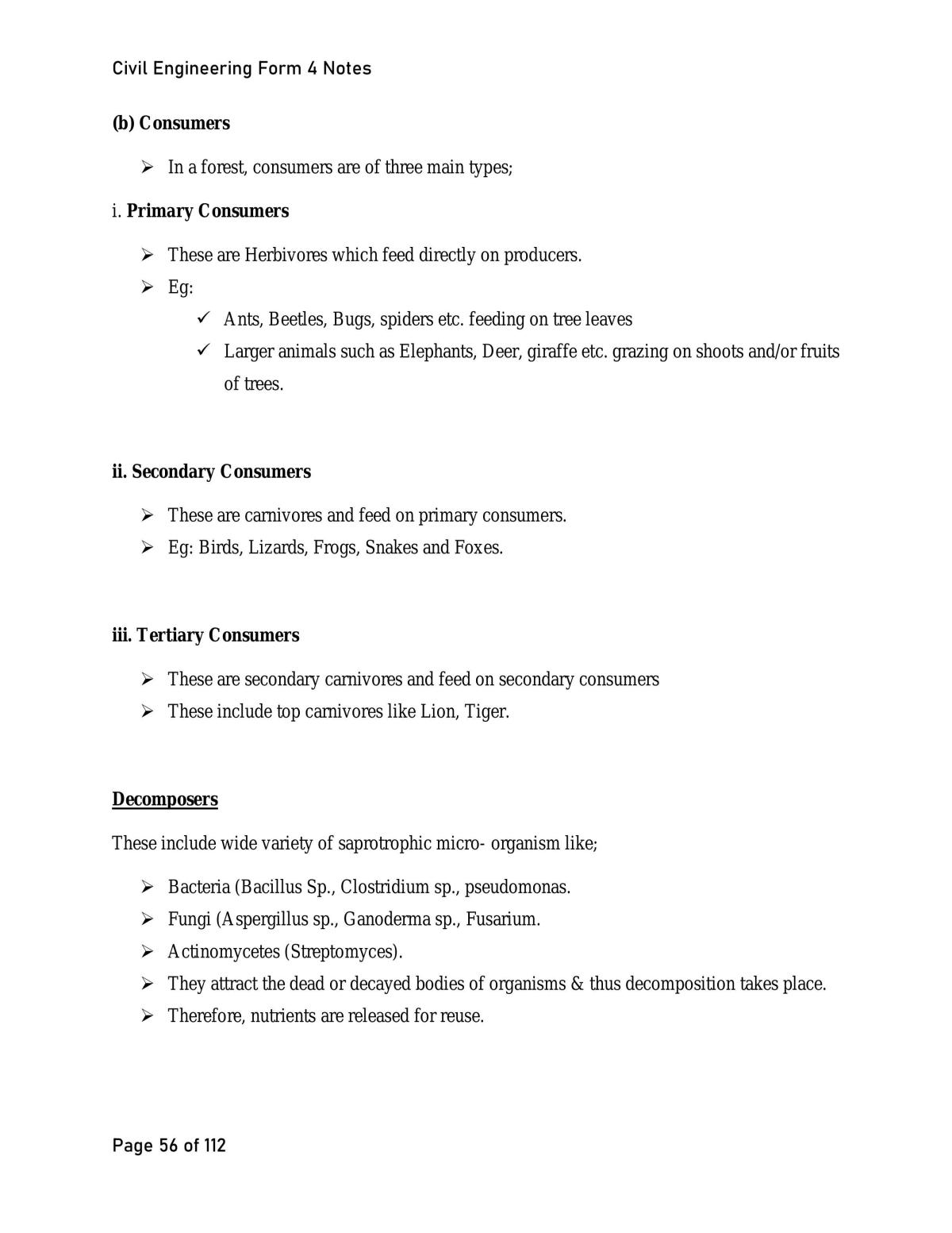 Civil Engineering Form 4 Studies Notes  - Page 56