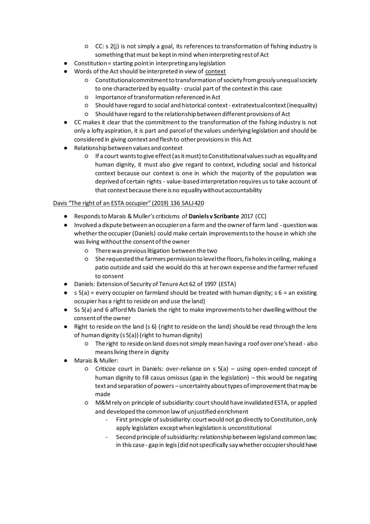 Interpretation of Enacted Law Course Summary for Topics 1 to 9 - Page 28