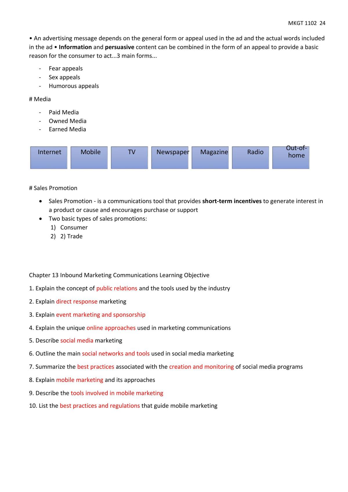 Essentials of Marketing Review - Page 24