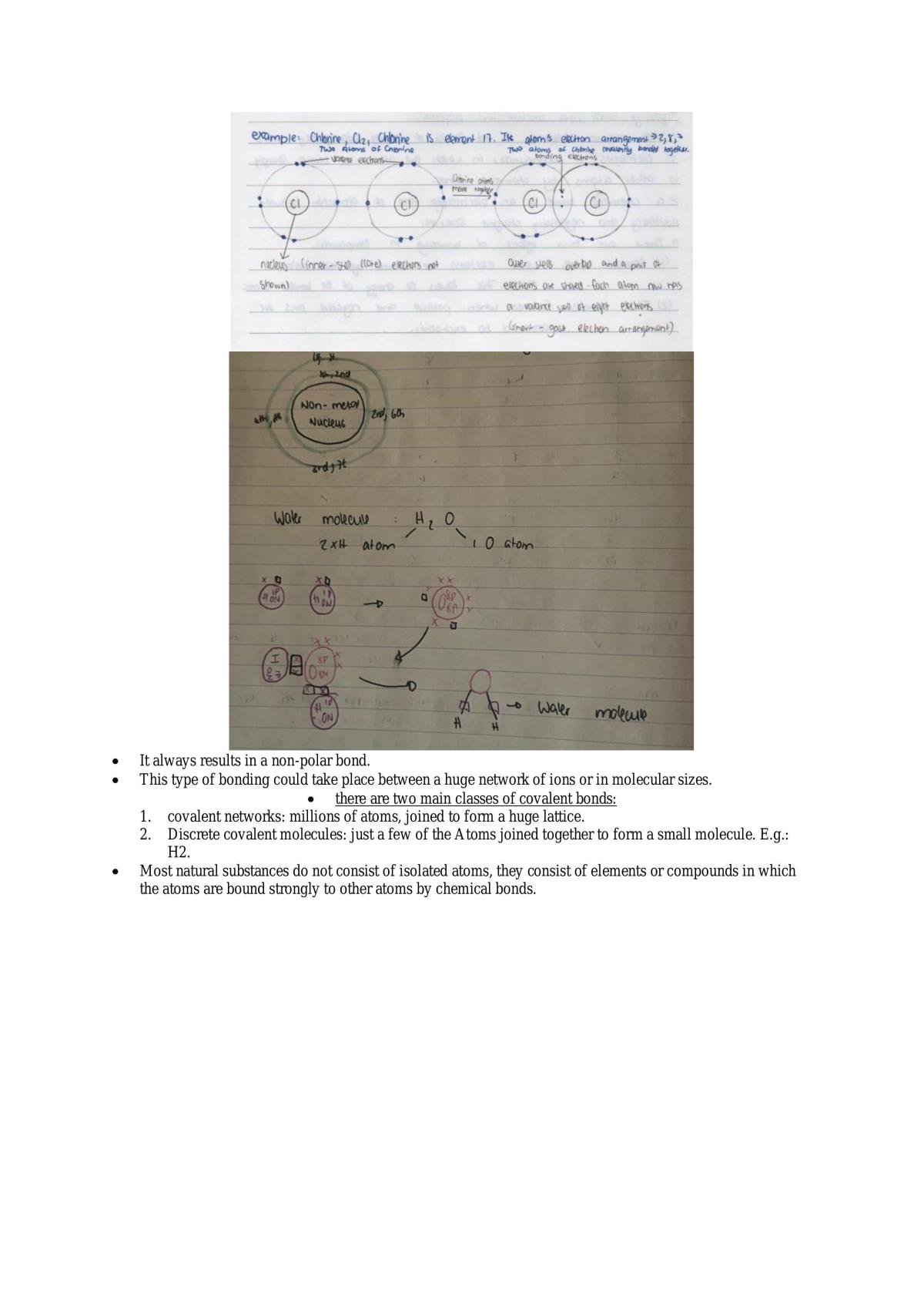 Ncea Level 2 Bonding  and Structure Chemistry Full Study Notes  - Page 16