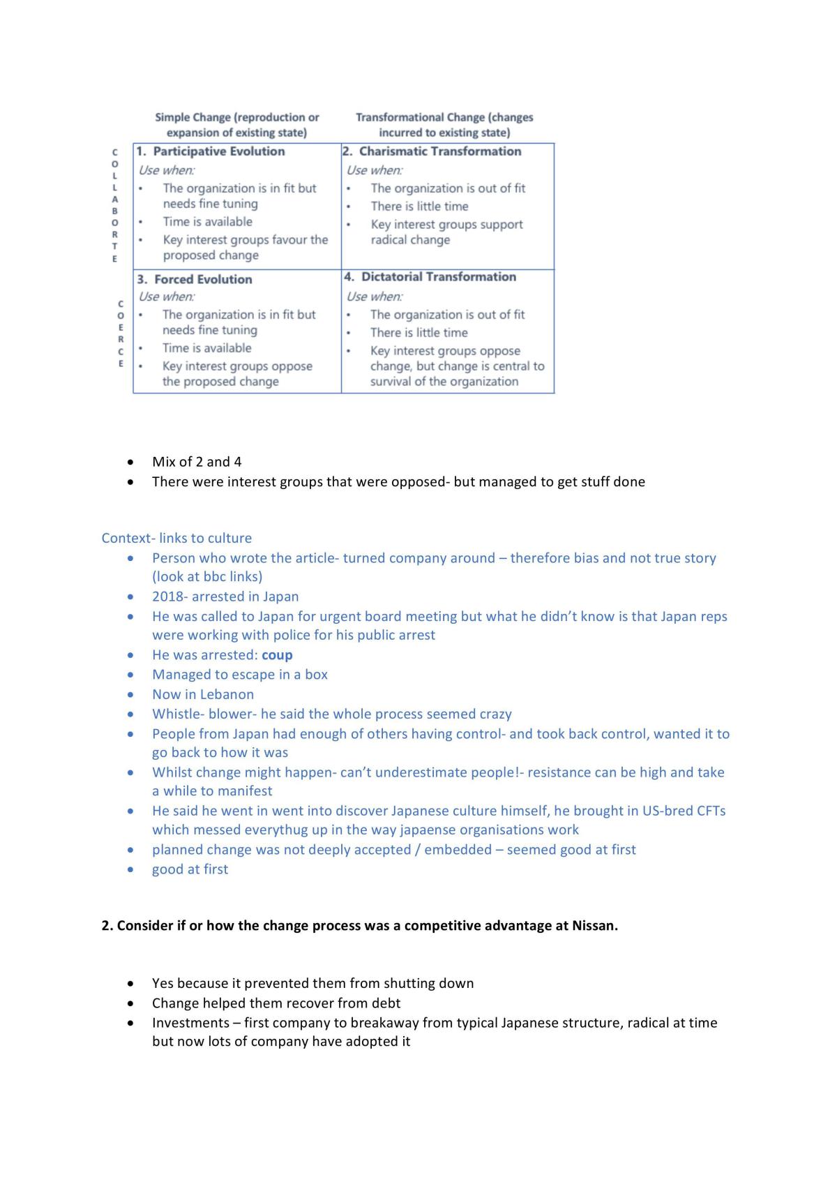 Organisational change notes - Page 19