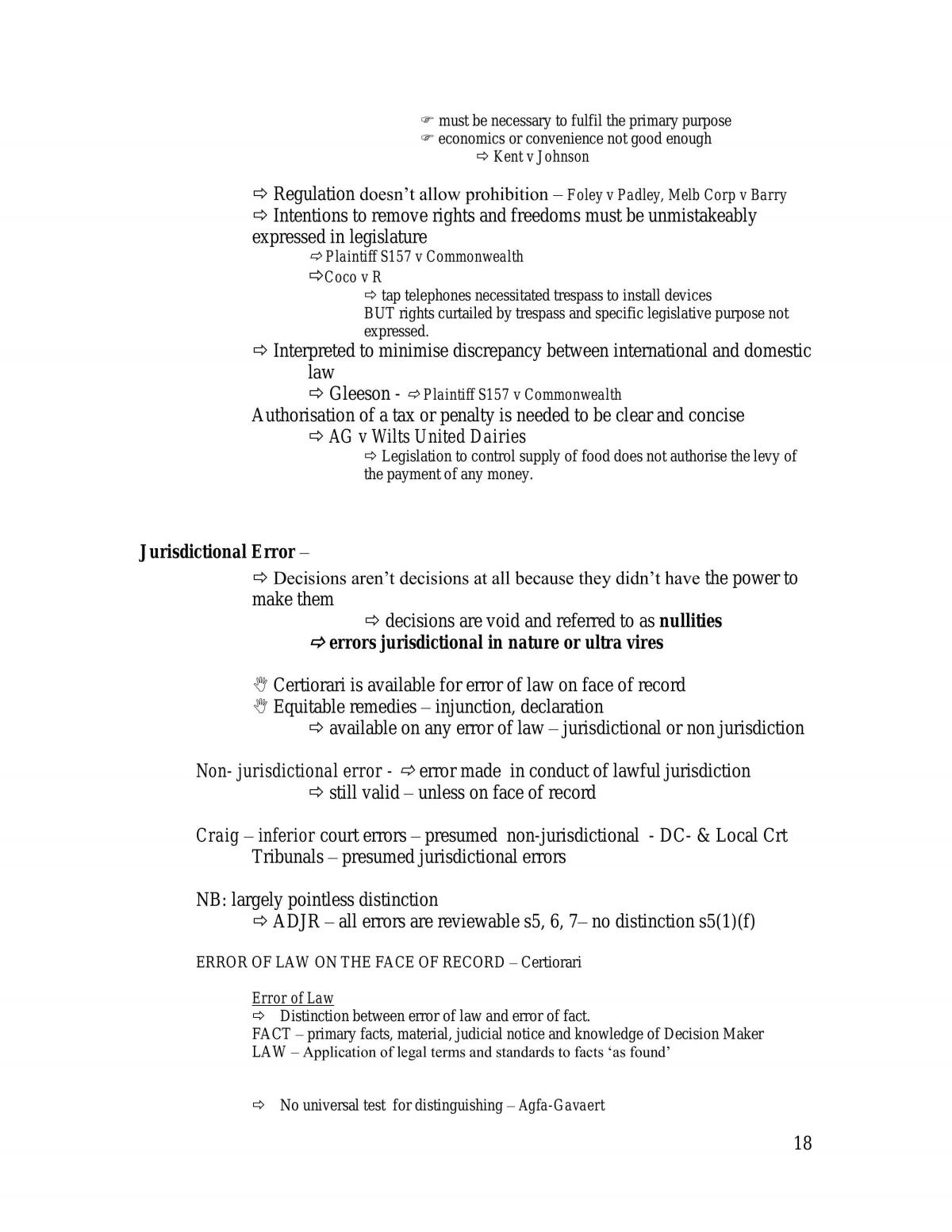 Notes for Admin Law - Page 18