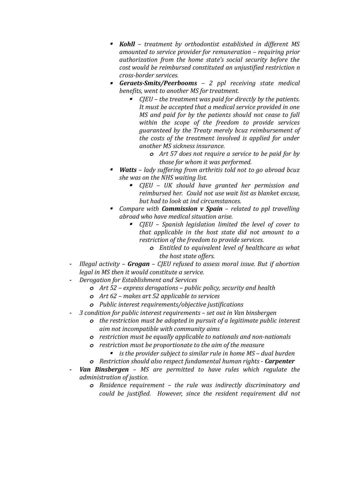 Notes for Public Law I: Constitutional and Administrative Law - Page 24