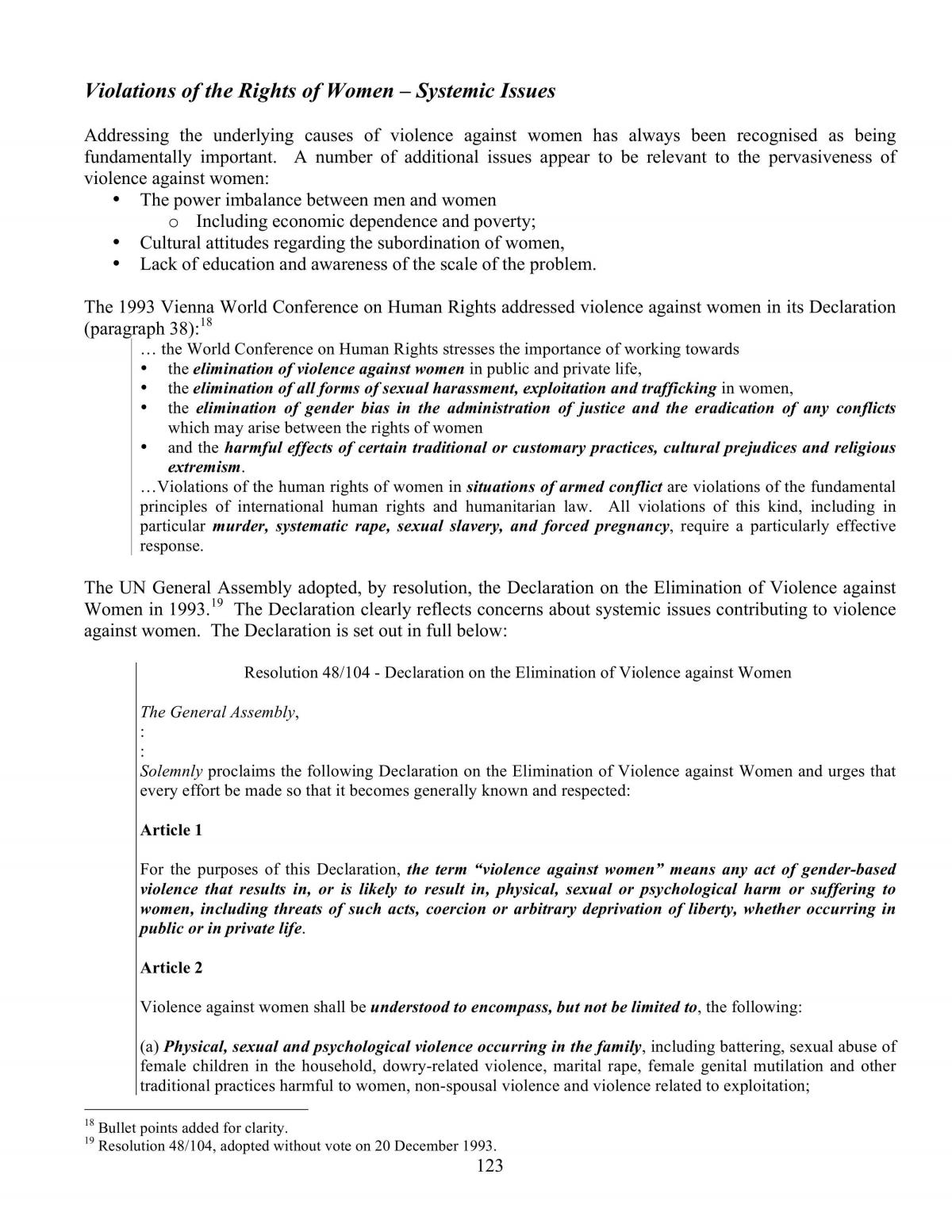 International Human Rights Notes - Page 123