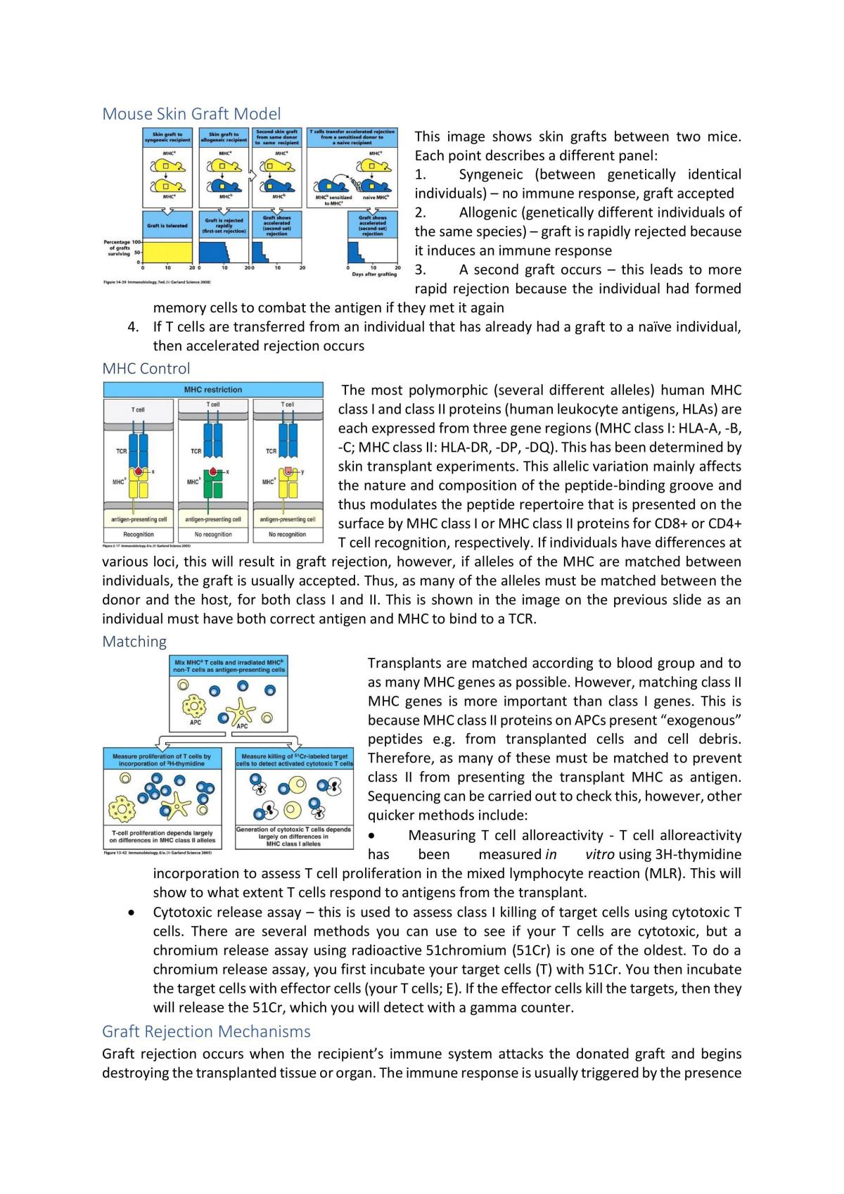 BIOL2421 - Immune Systems Notes - Page 45