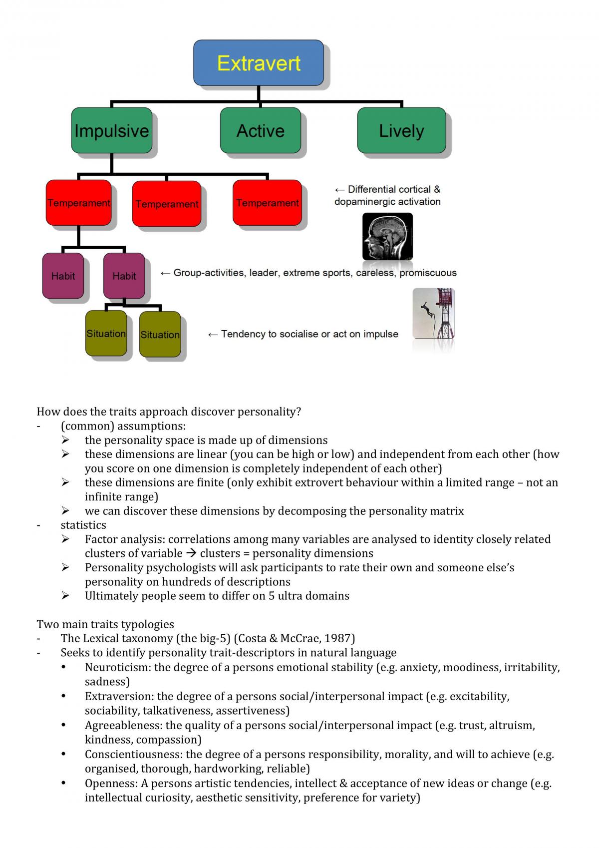PSYC1001 Personality Notes - Page 15