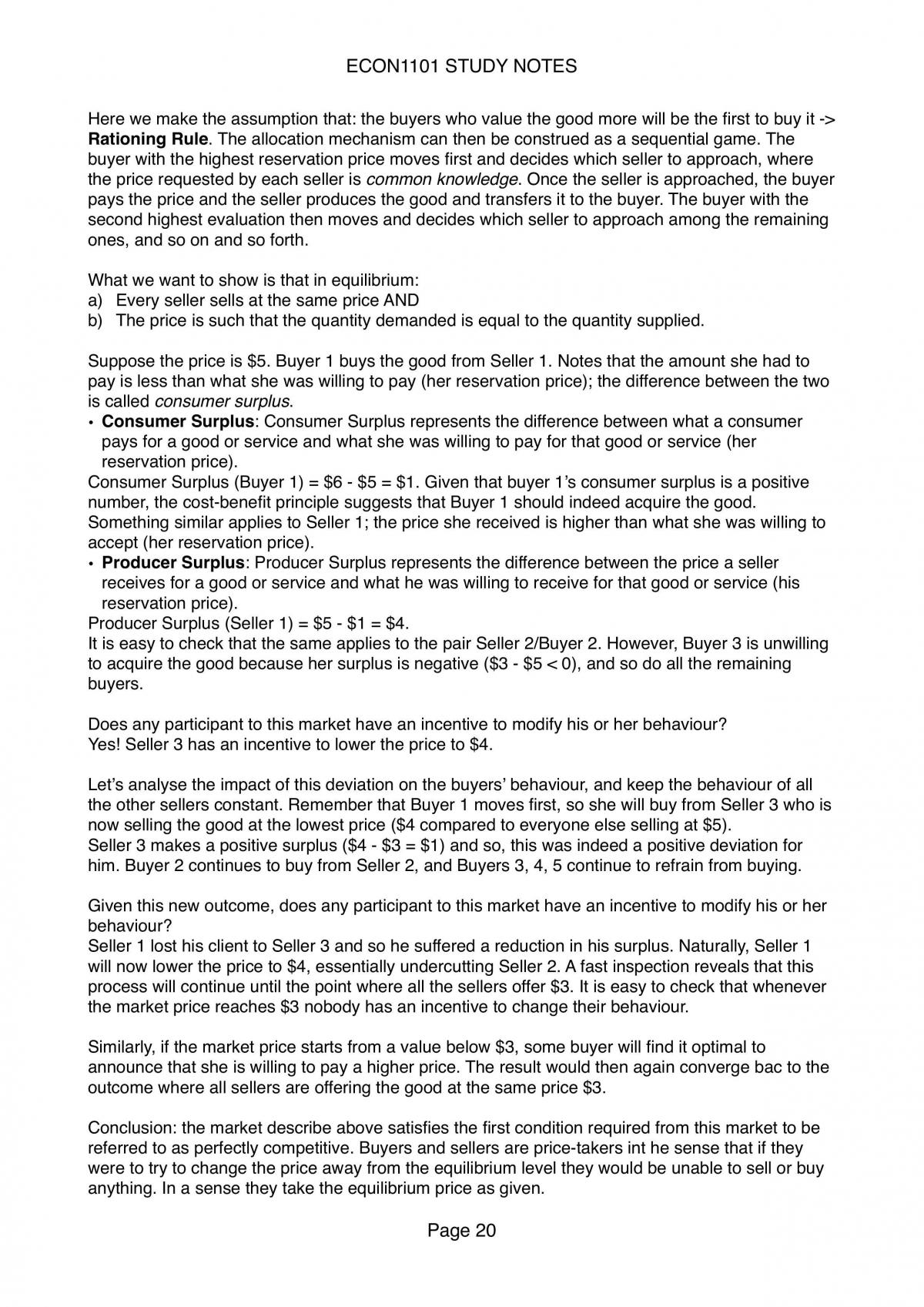 ECON1101 Study notes - Page 20