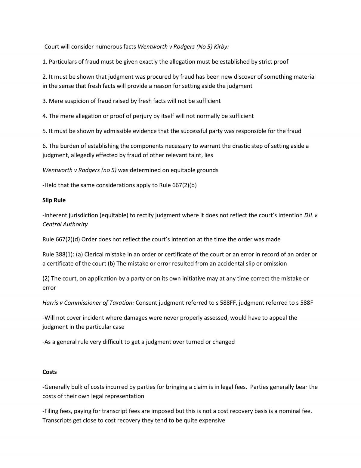 Civil Procedure Full Notes - Page 72