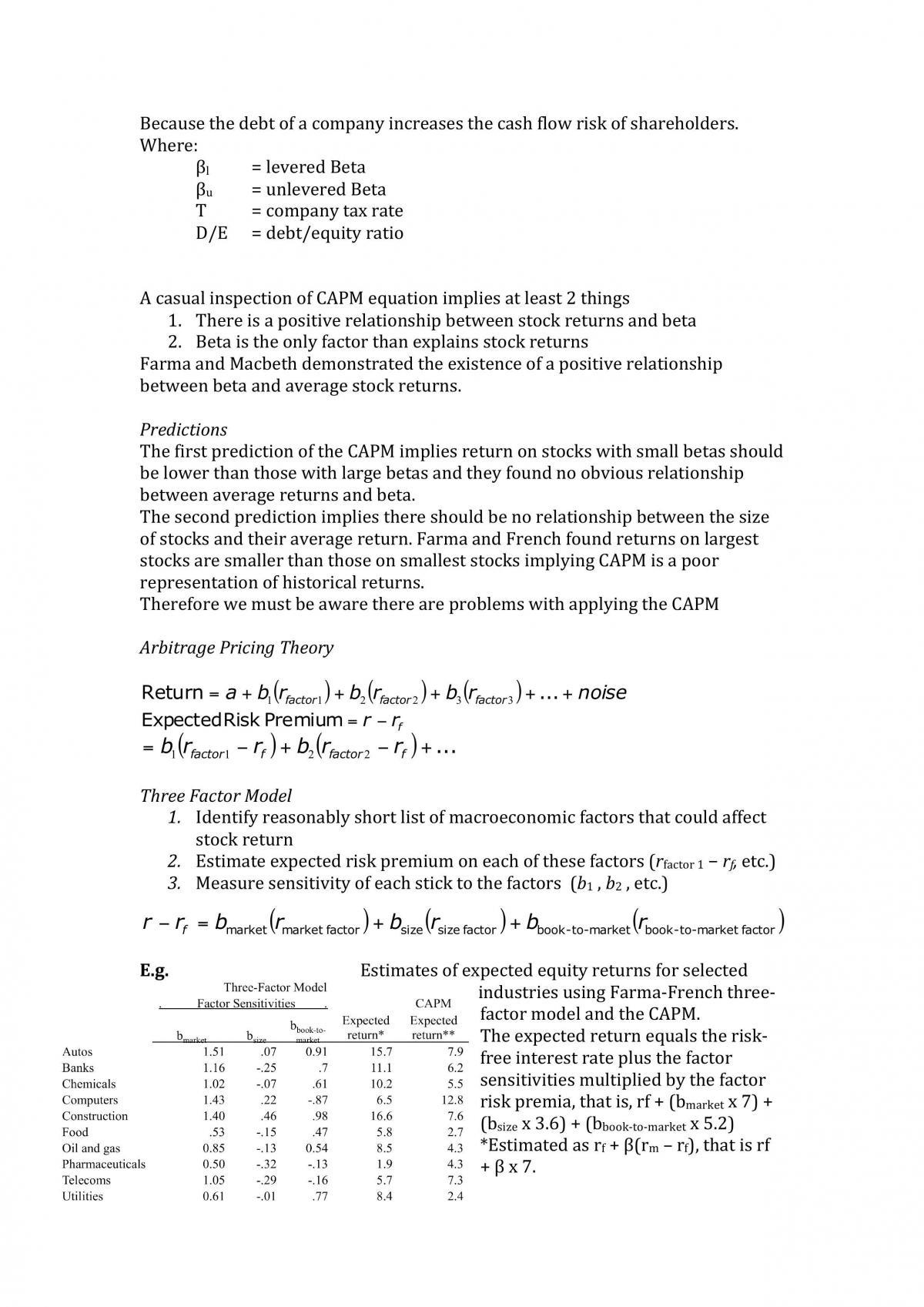 Corp Finance I Notes - Page 38