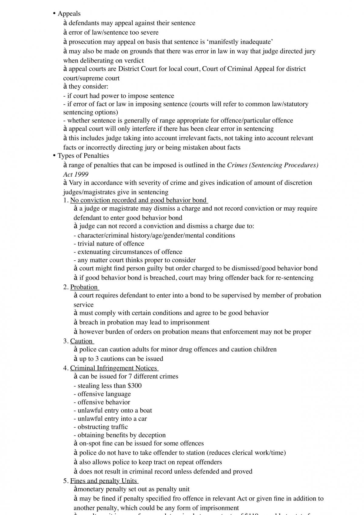 HSC Legal Studies Crime Notes - Page 18