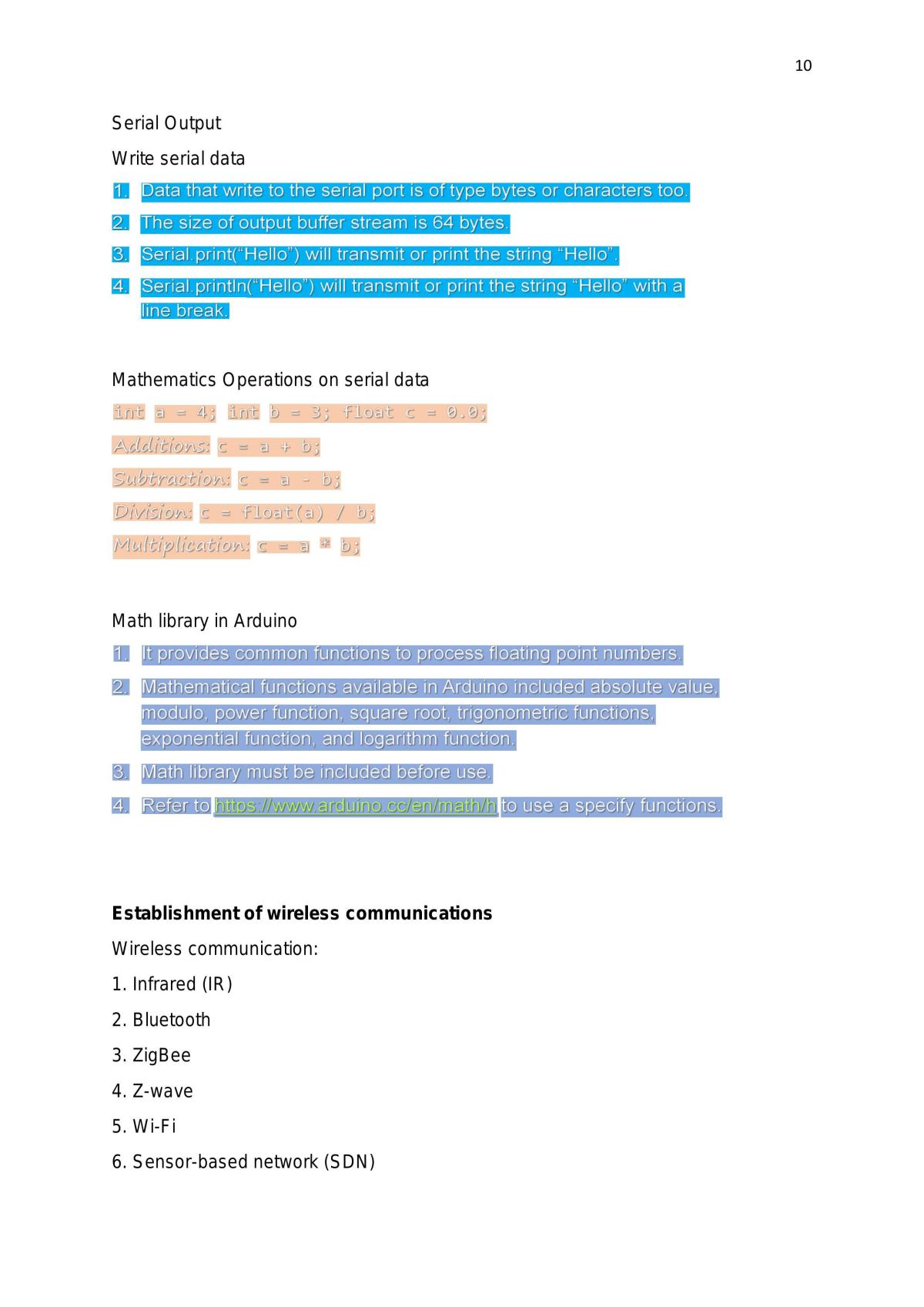 Internet of Things notes - Page 10