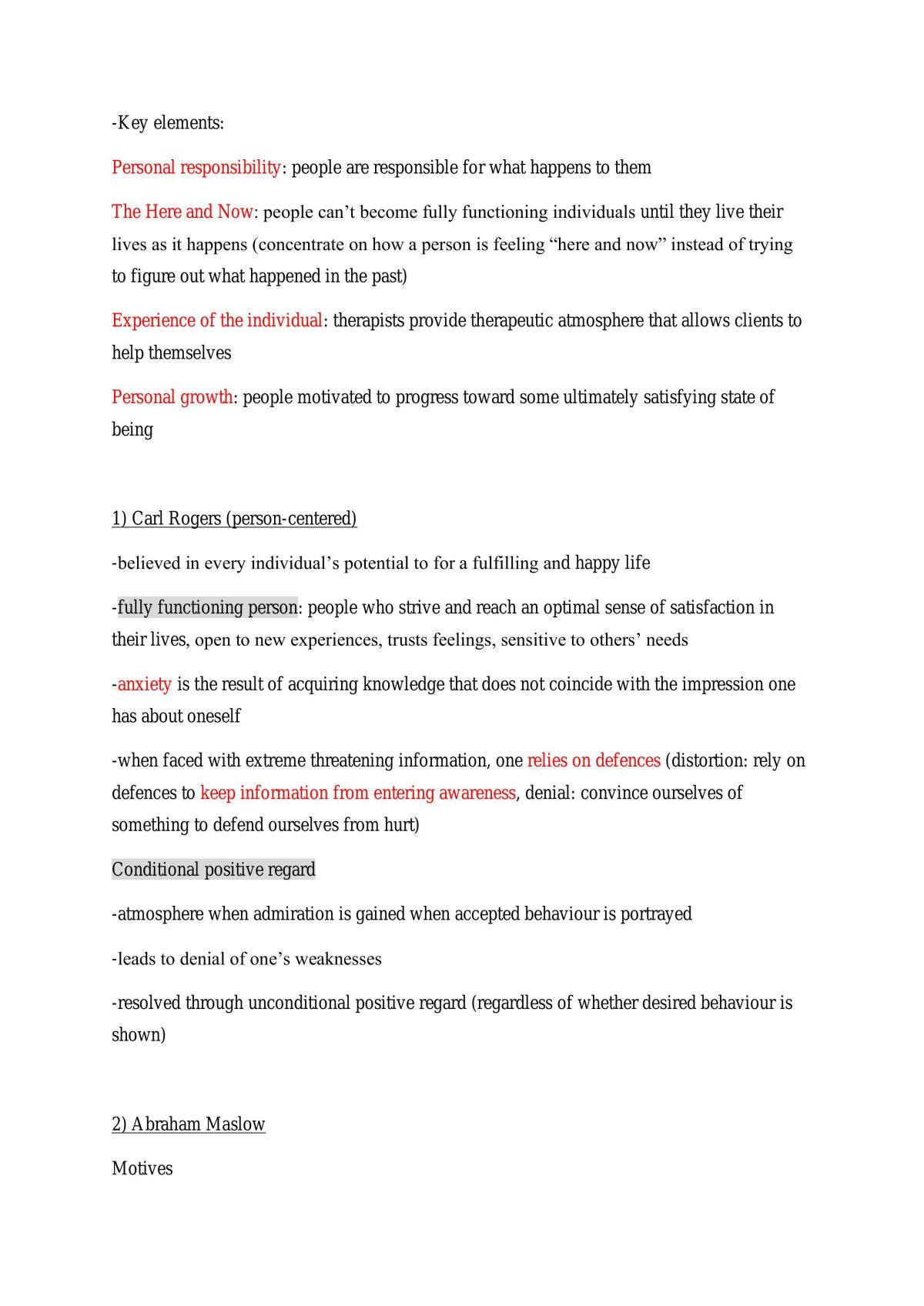 Personality Study Notes - Page 15