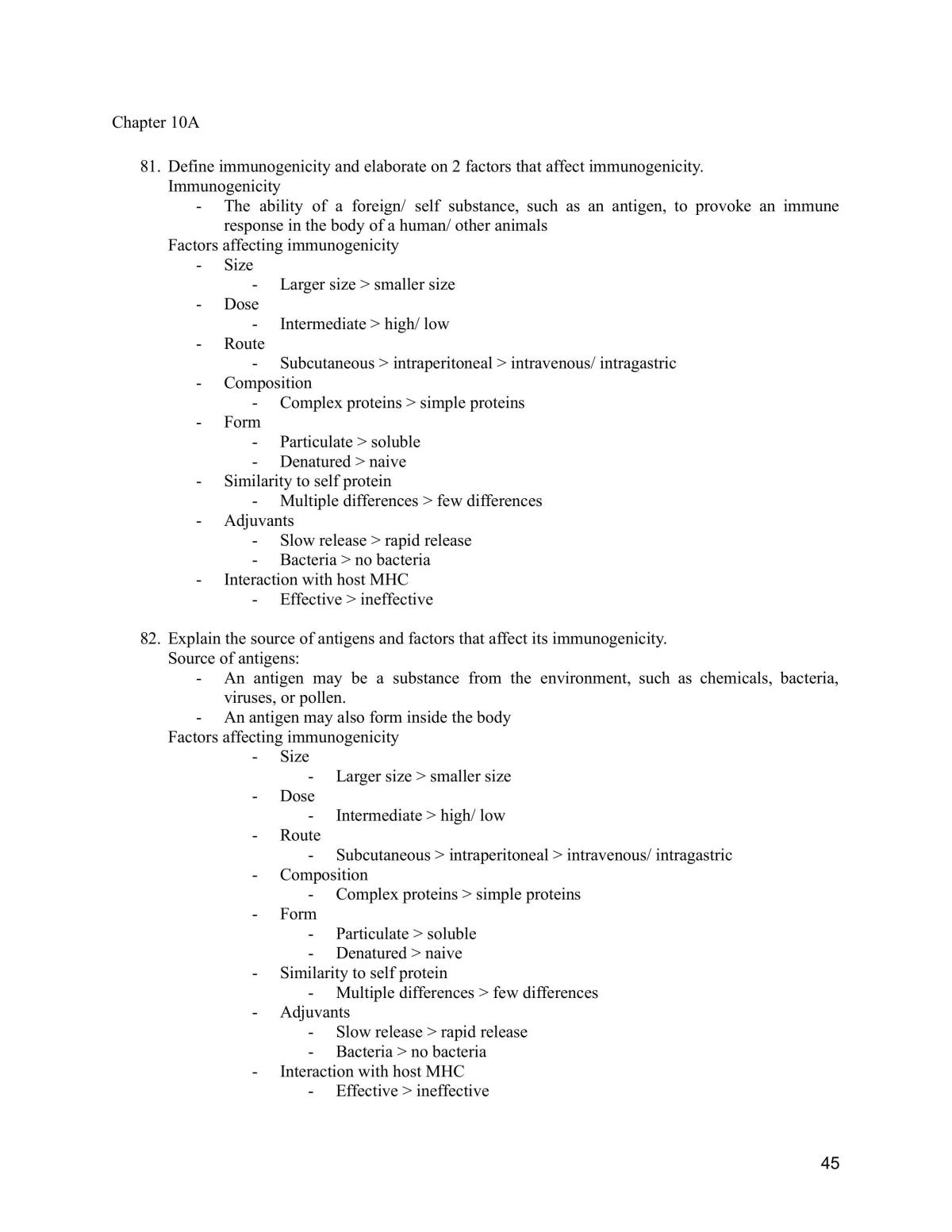 BSB3513 Immunotechnology - Final Examination Revision - Page 45