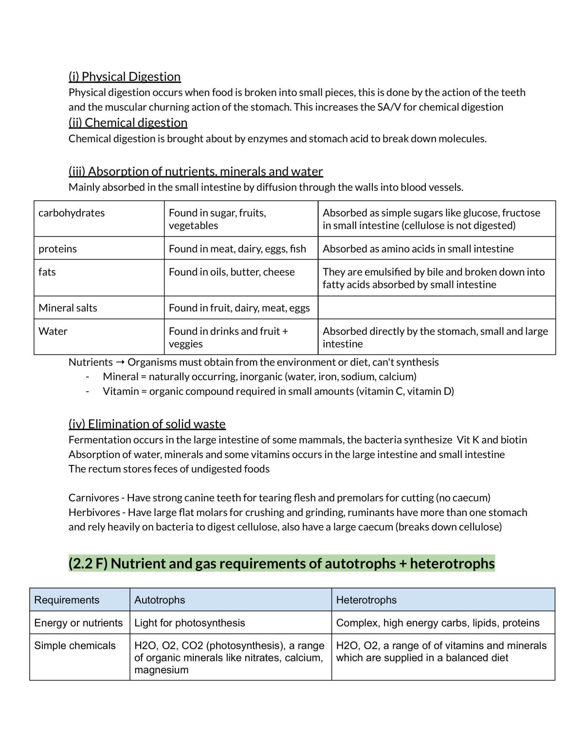 Biology Completed year 11 study notes - Page 18