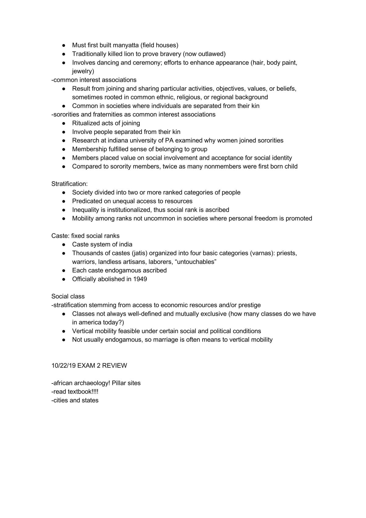 General Anthropology Course Notes - Page 22