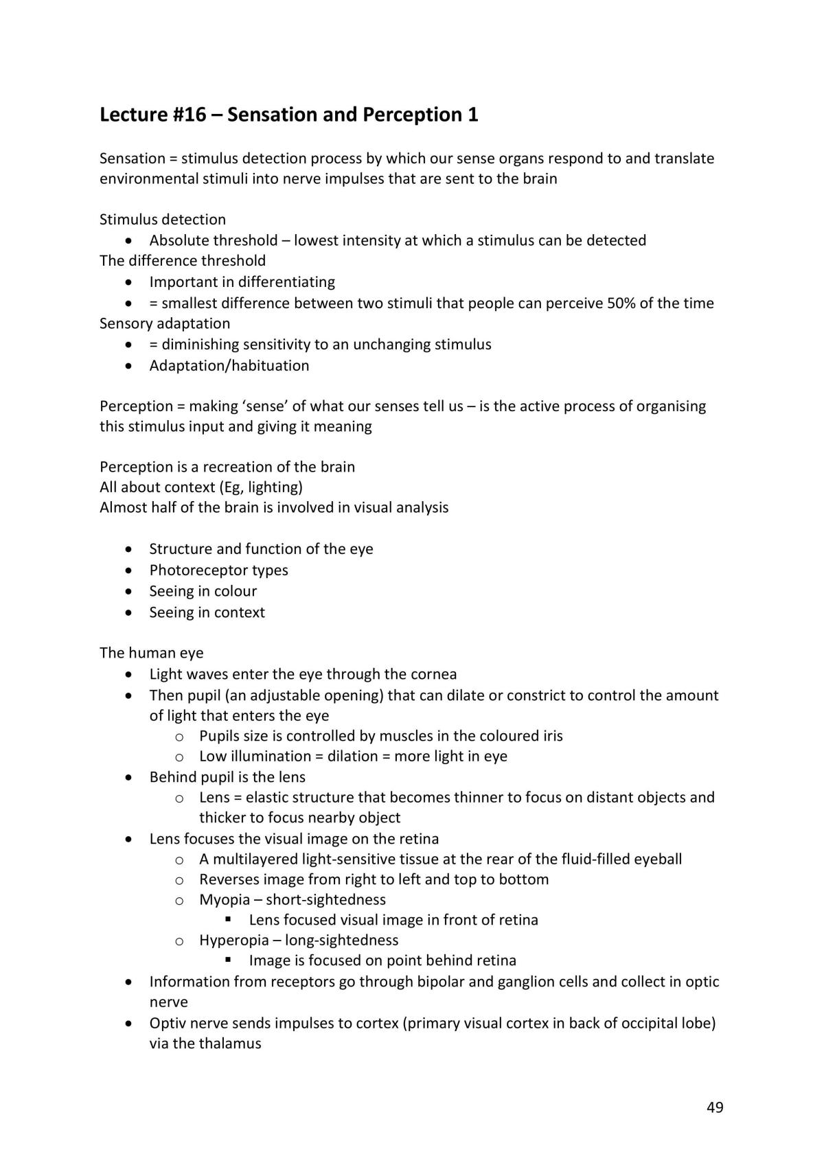 PSYC1101 All Notes - Page 49