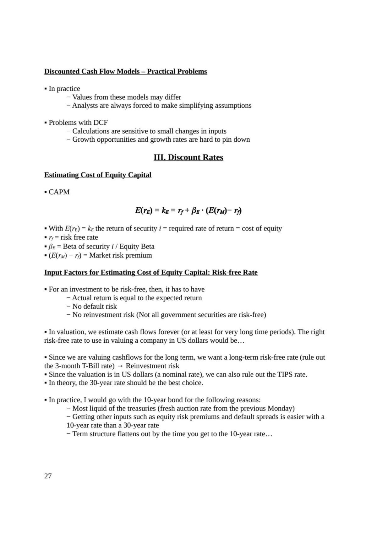 Advanced Investment Analysis Notes - Page 27