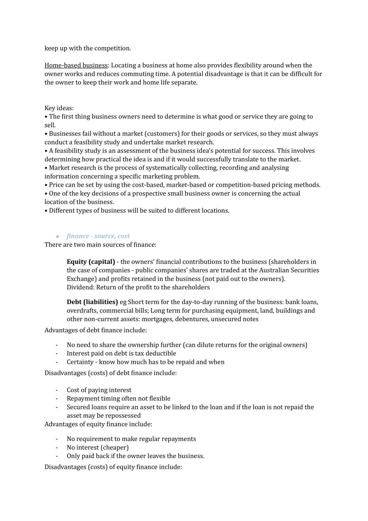Business prelim notes - Page 21