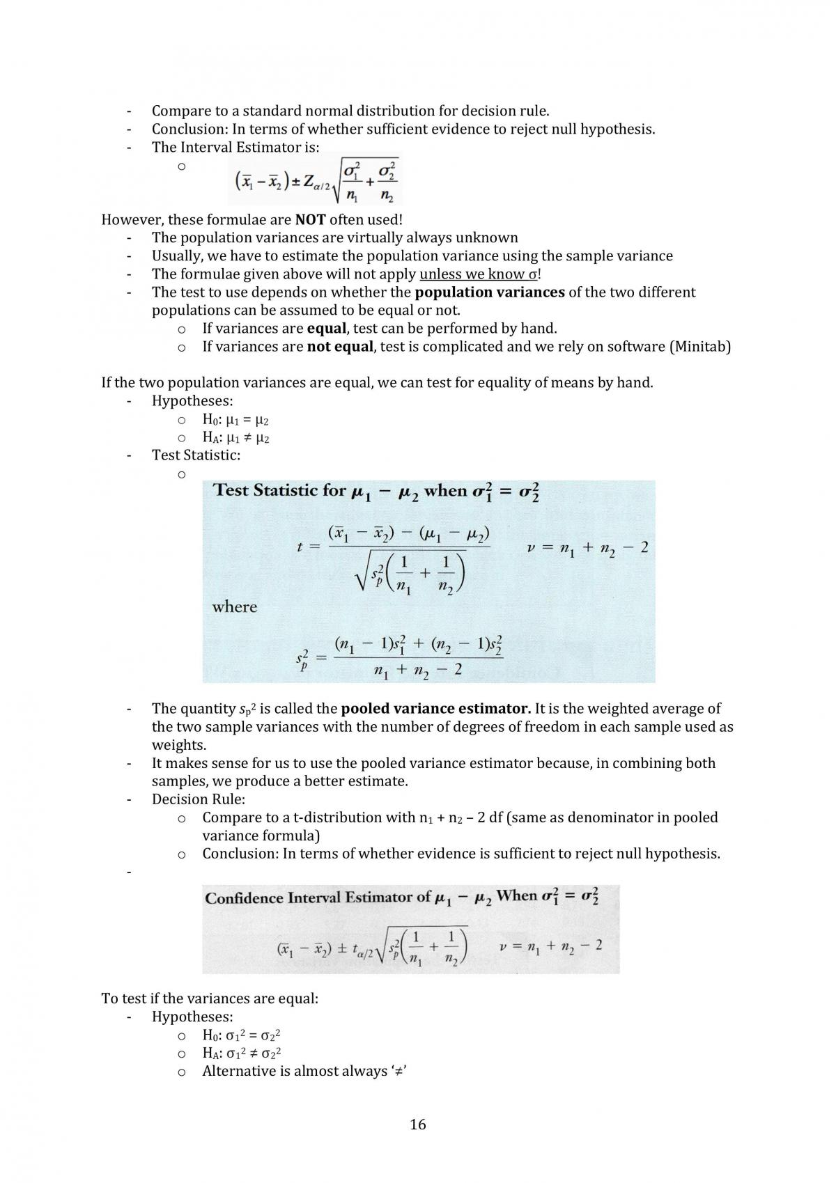 STAT1008 Notes - Page 16