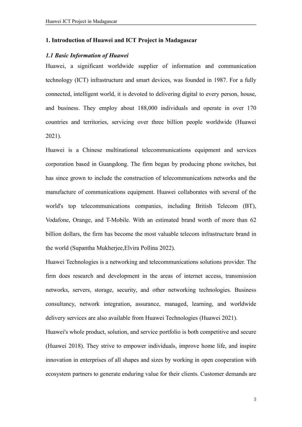 Huawei ICT Project in Madagascar - Page 3