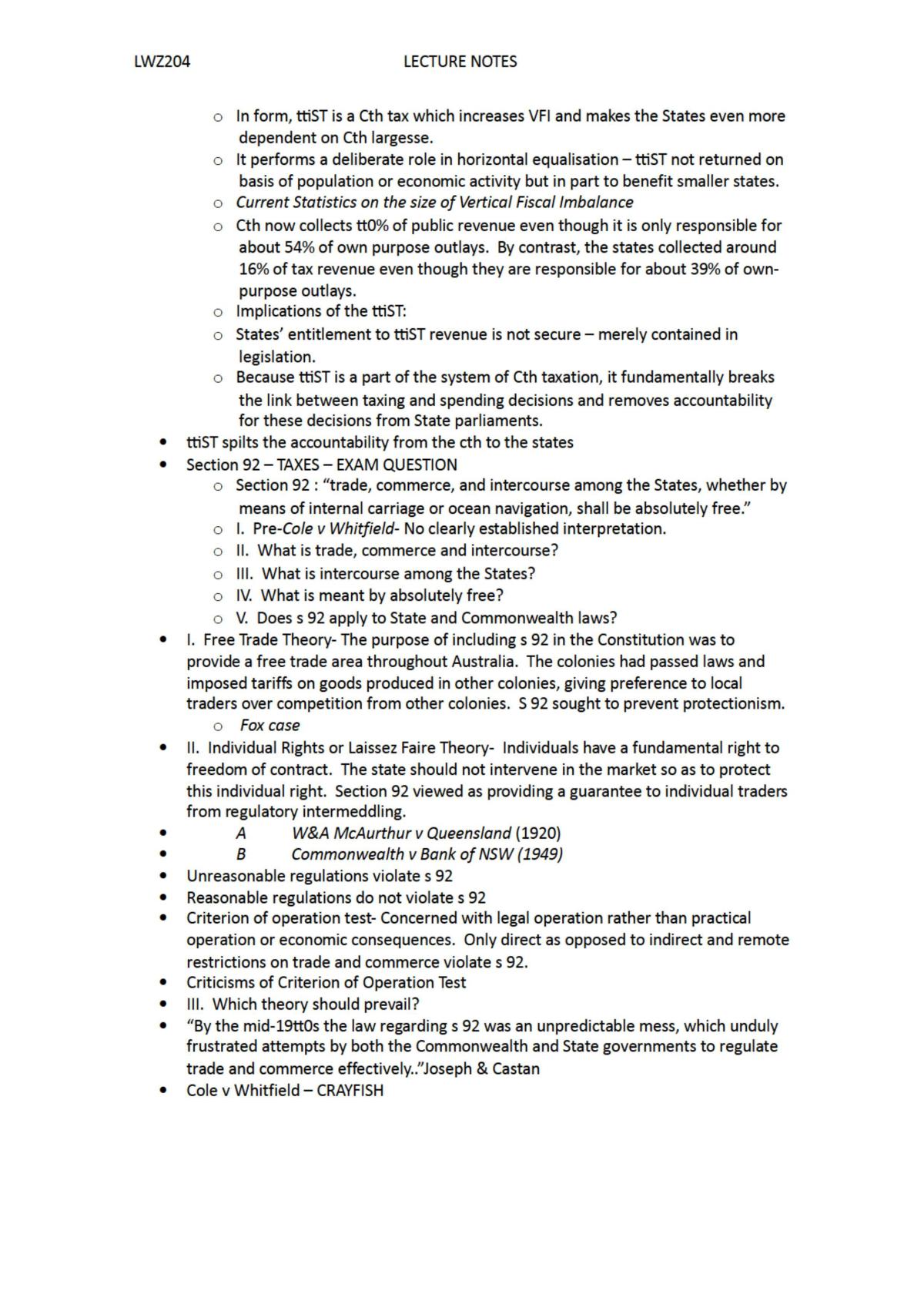Constitutional Law Study Notes - Page 19