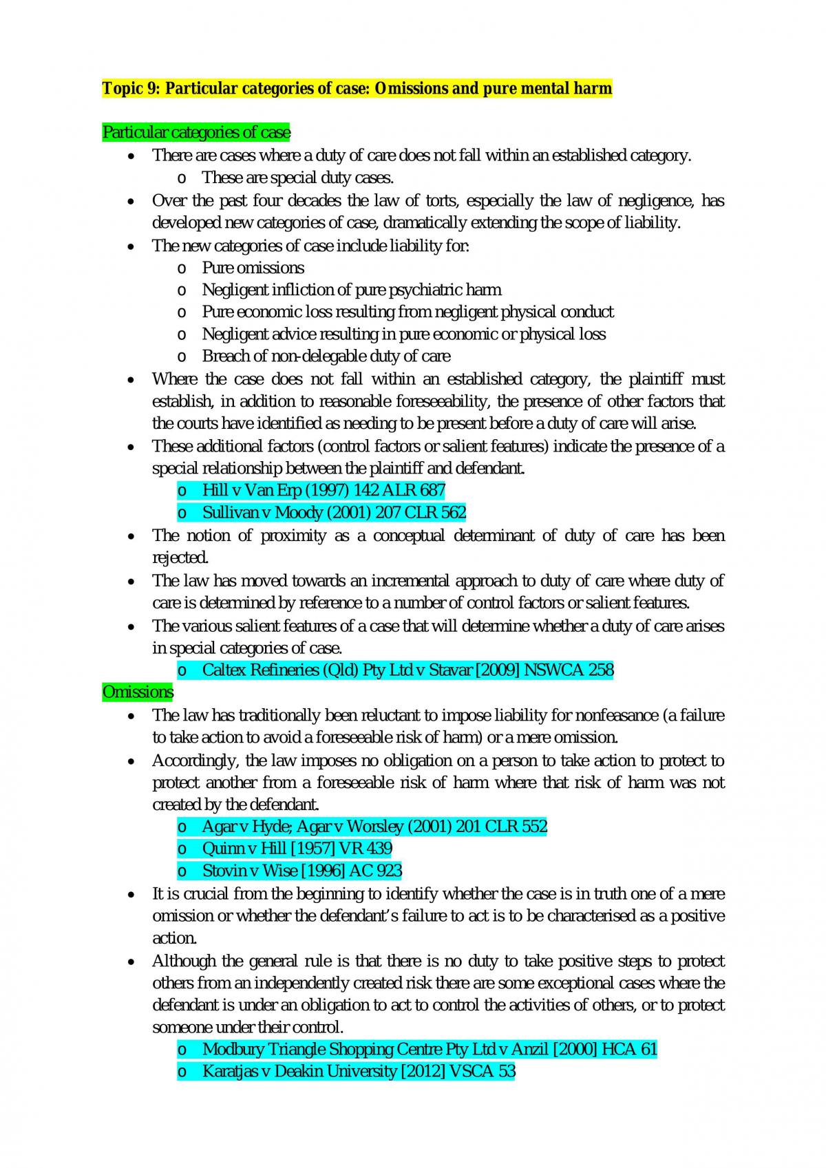 Notes for Torts - Page 37
