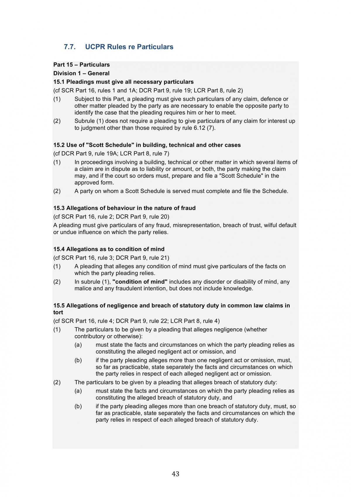 Civil Practice Subject Notes - Page 43