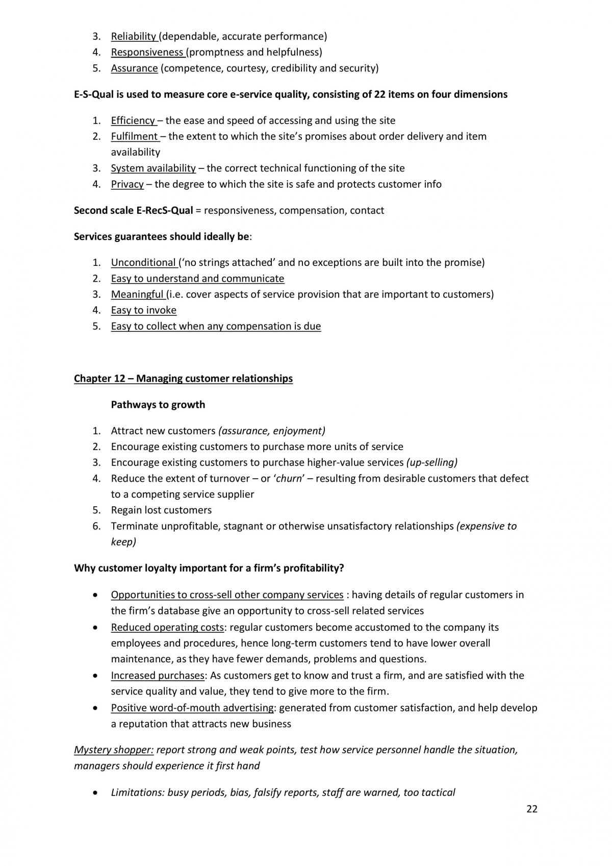 Marketing Services Full Notes - Page 22