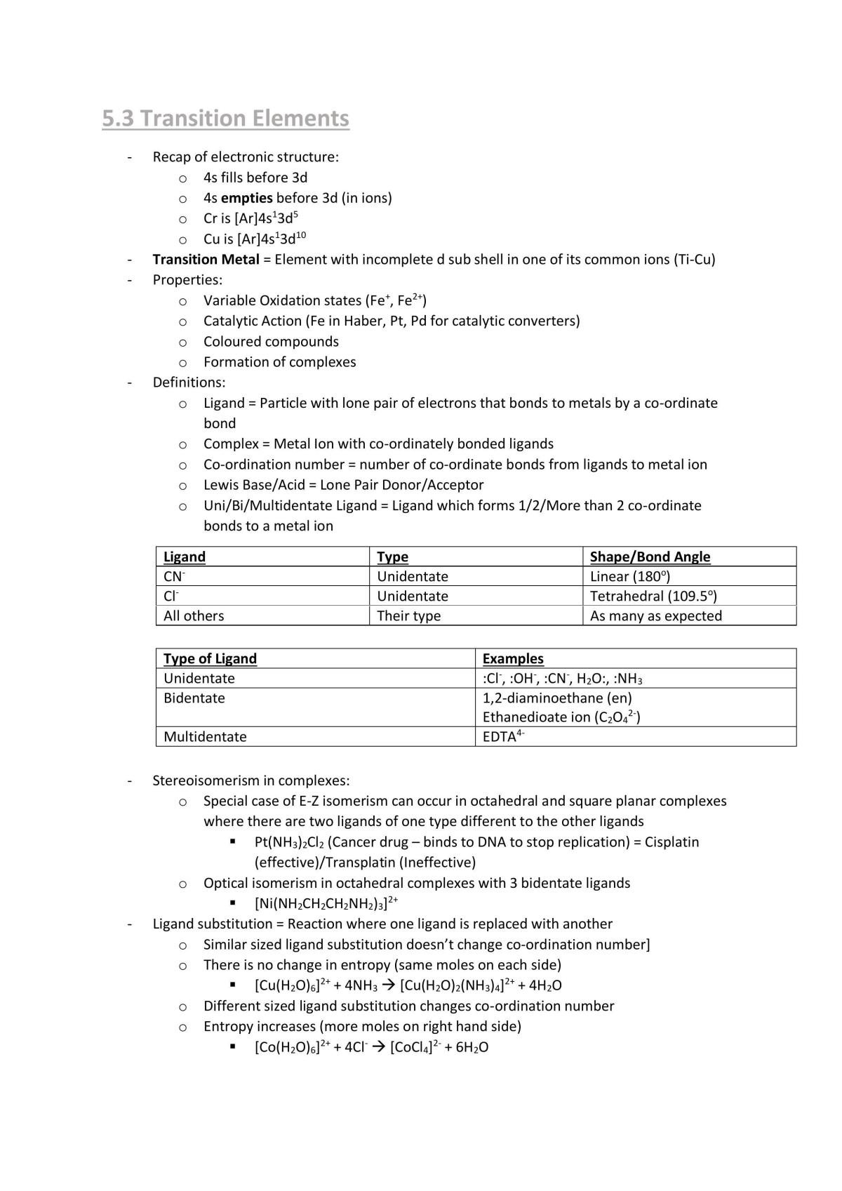 Chemistry Revision Notes - Page 24