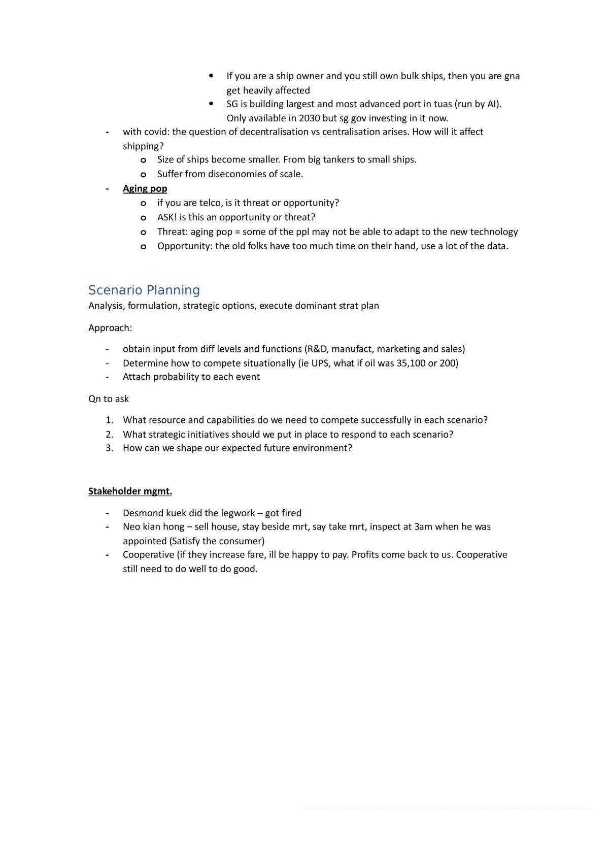 Summary of Strategy - Page 3