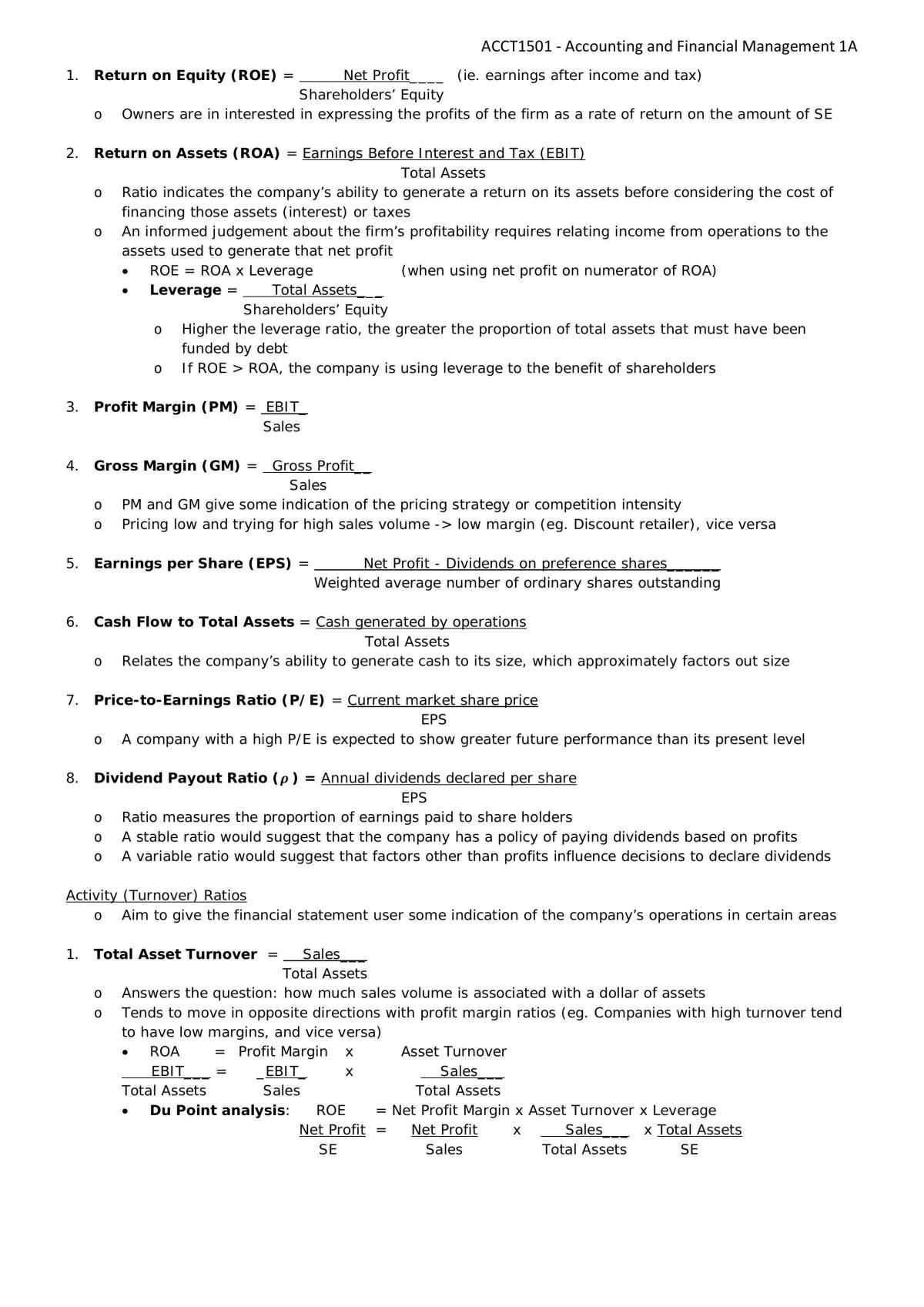 ACCT1501 Study Notes - Page 24