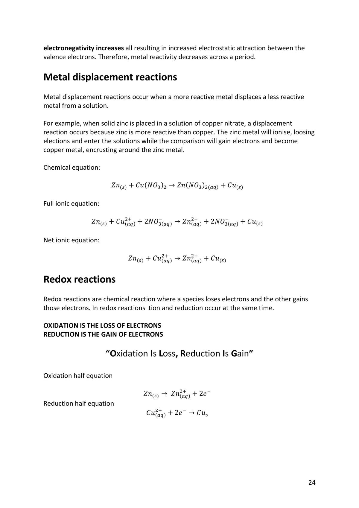 Preliminary Chemistry  - Page 24
