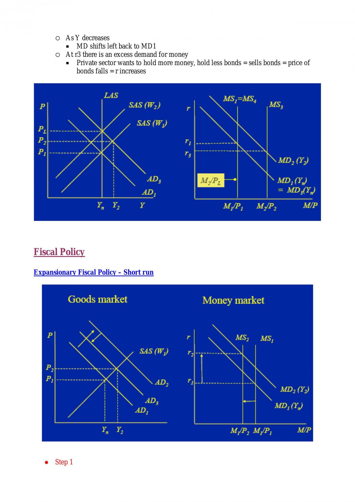 Introduction Macroeconomic Notes. Interaction Between The Goods,  Labour,  Foreign Exchange And Money Markets - Page 32