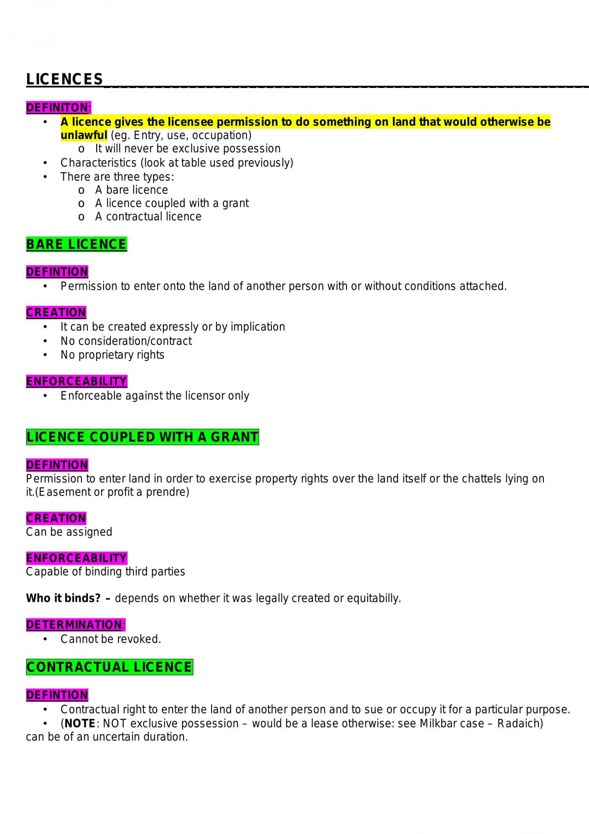 Summary Exam Notes - Page 16
