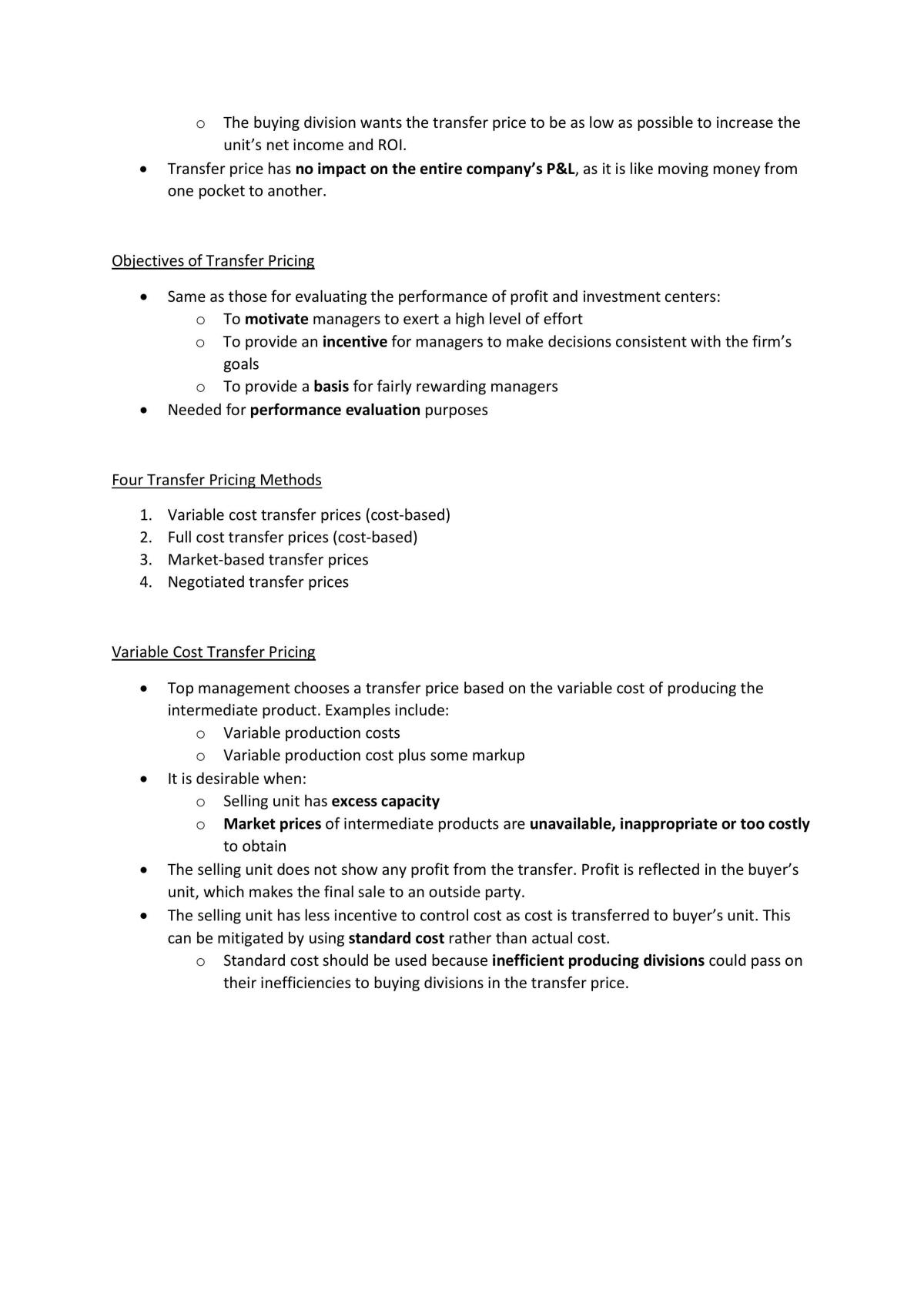 AC2105 Management Accounting Notes - Page 51