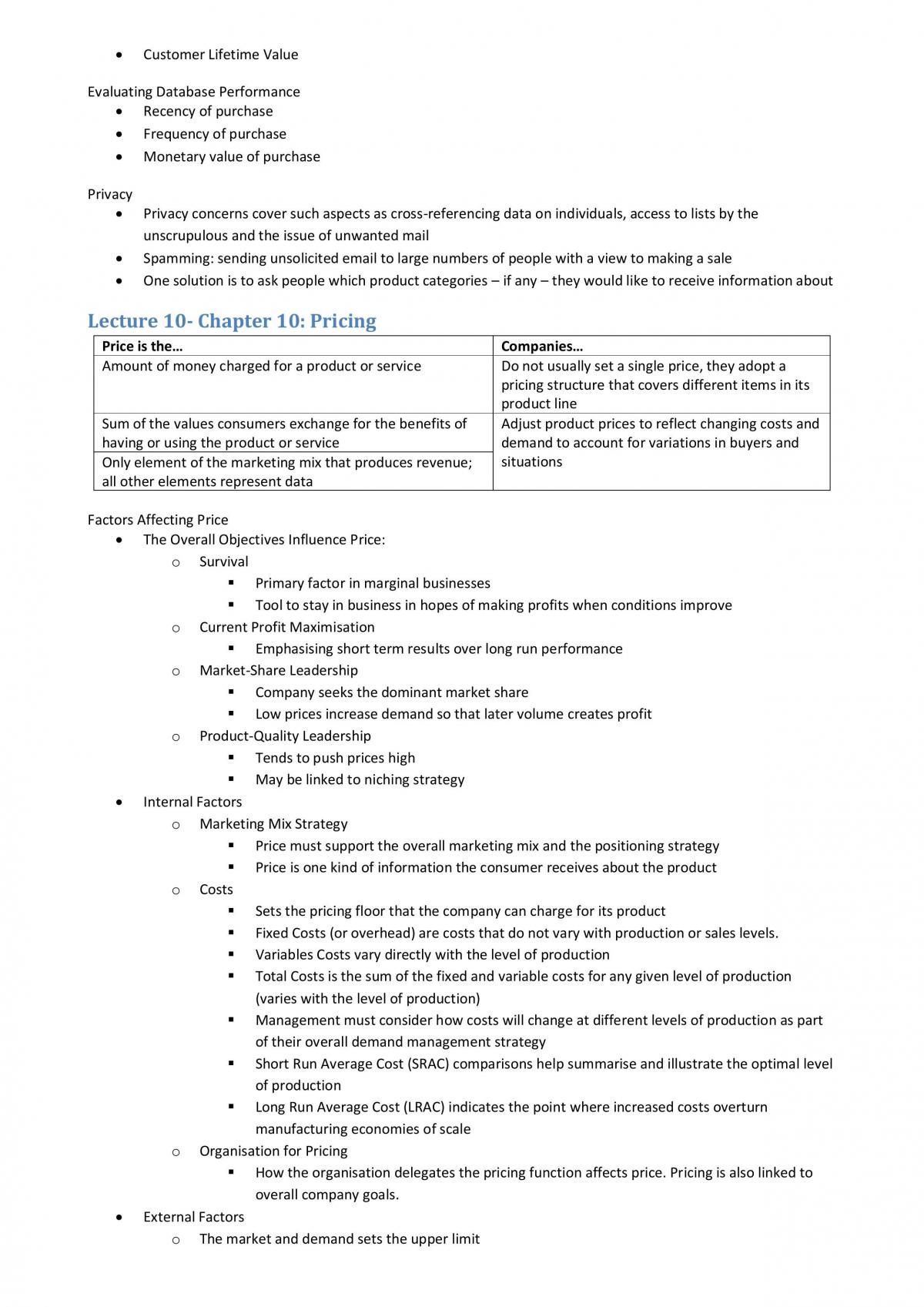 MARK1012 - Summary Notes - Page 26