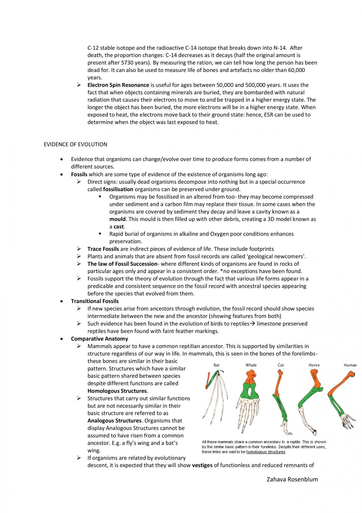 Biology Summary Notes - Page 57