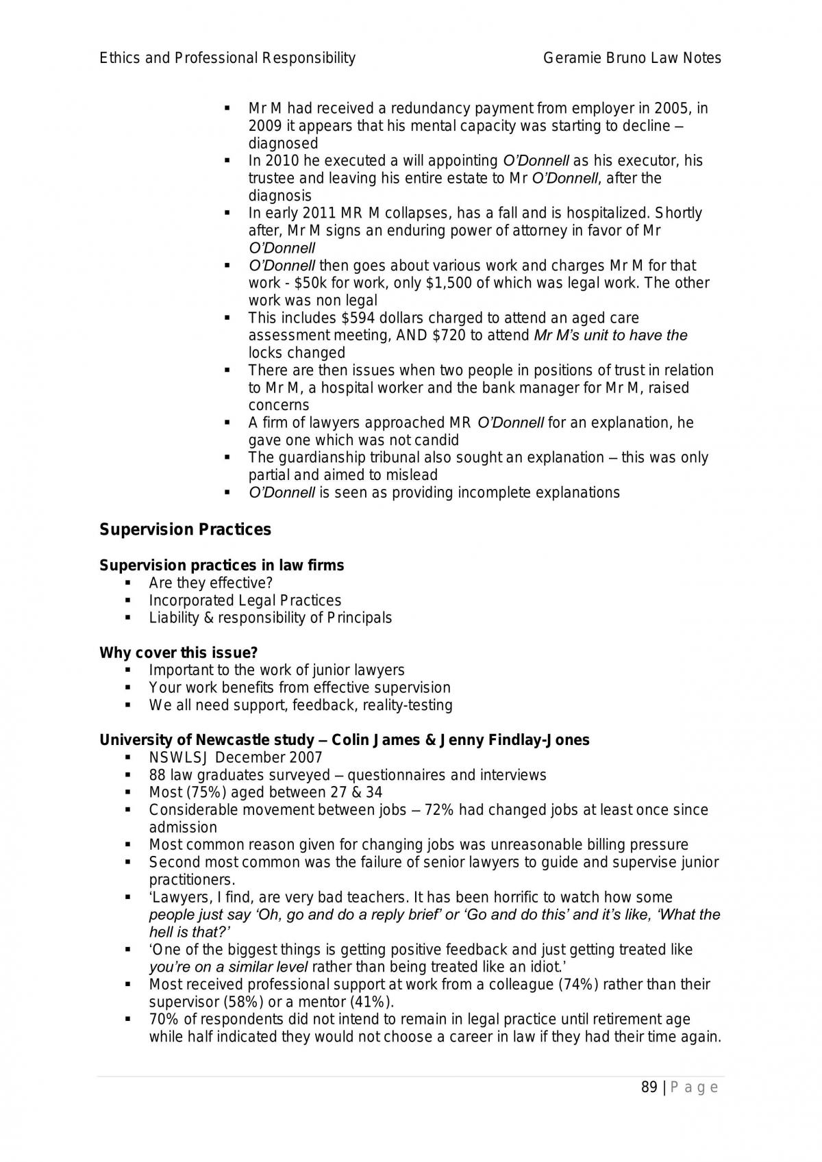 Ethics and Professional Responsibility (LPP) Notes - Page 90