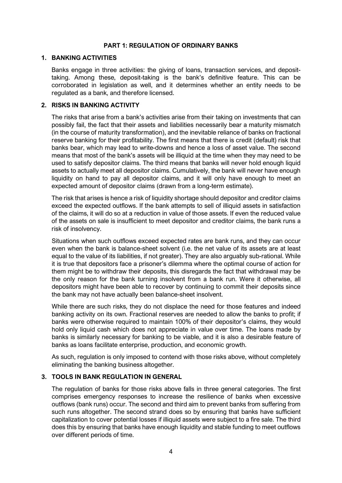 Module Financial Regulation & Central Banking - Page 4