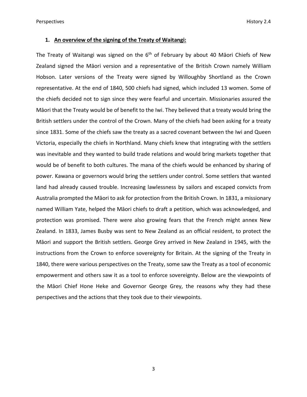 Two opposing perspectives on the Treaty of Waitangi - Page 3