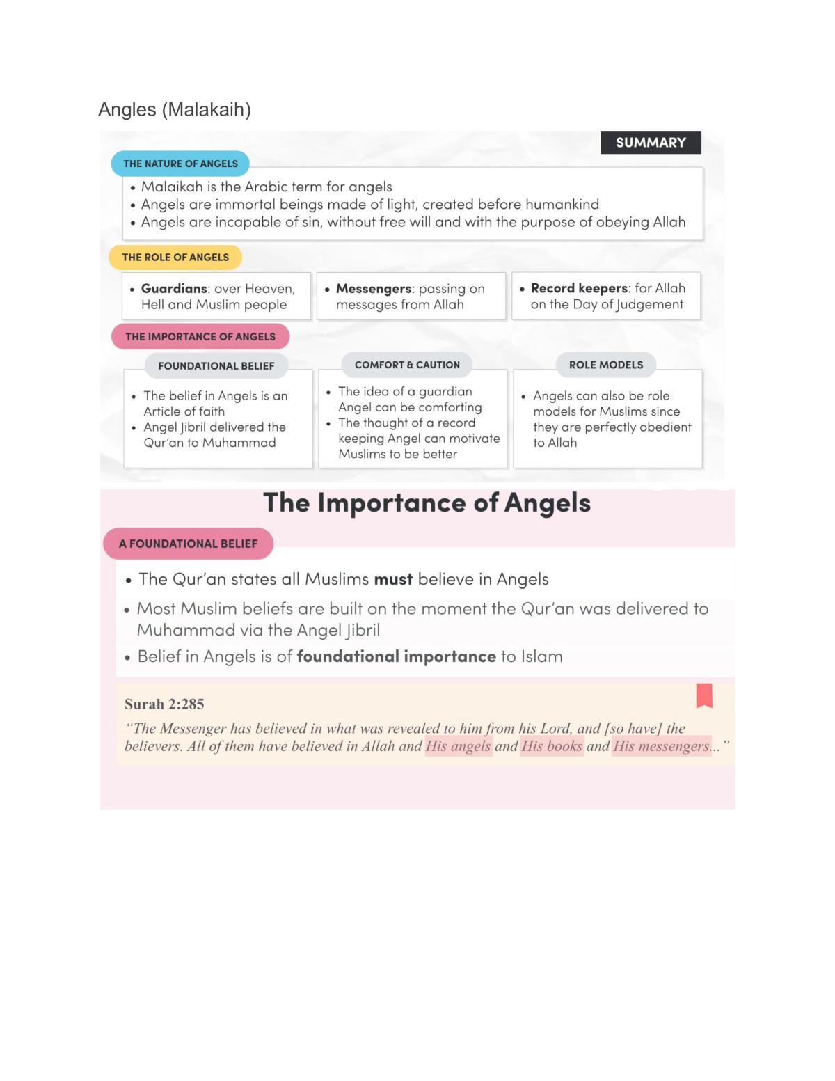 Studies of Religion 1-Summary Notes - Page 18