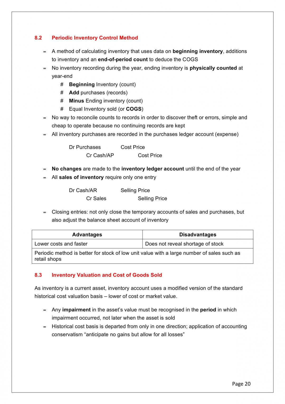 ACCT1501 Study Keynotes - Page 20