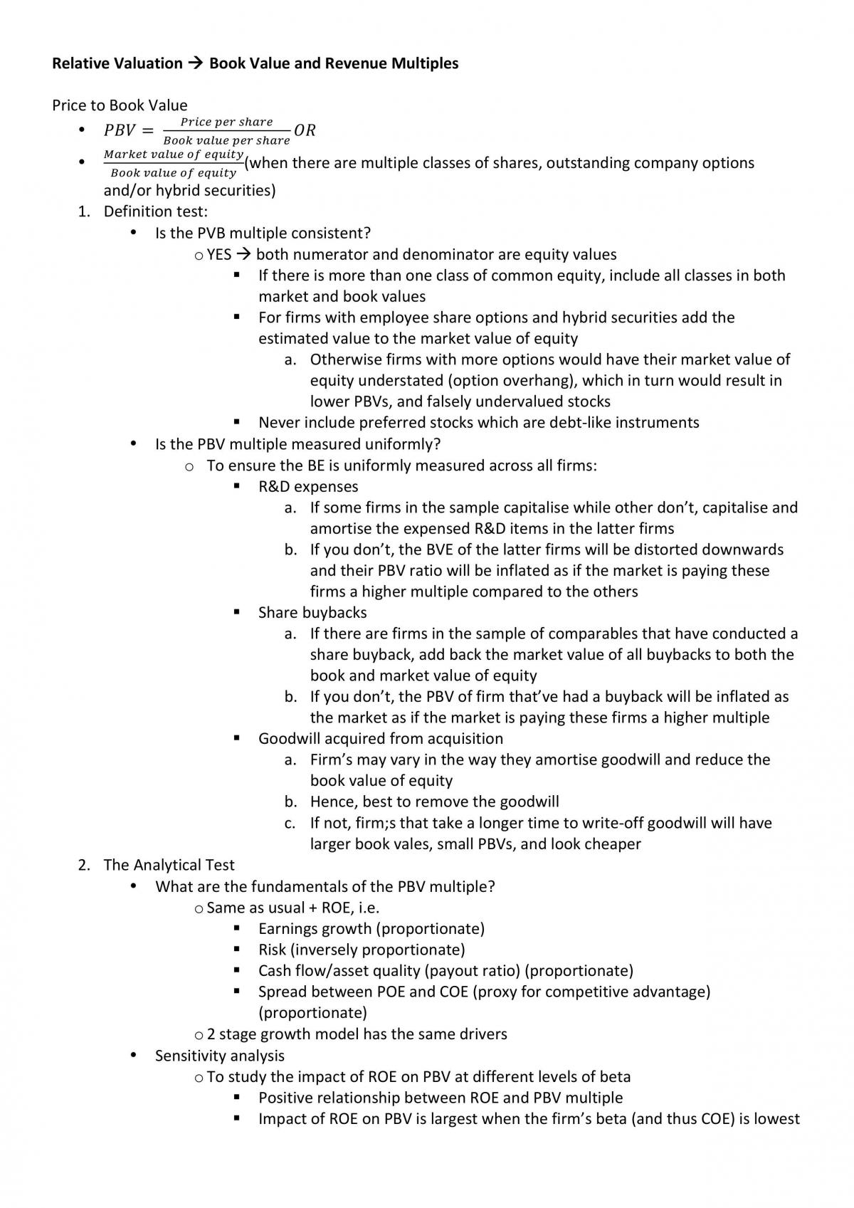 FINS3641 Final Exam Notes - Page 22