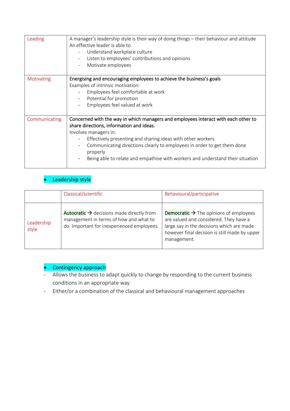 Business Studies Prelims Notes  - Page 10