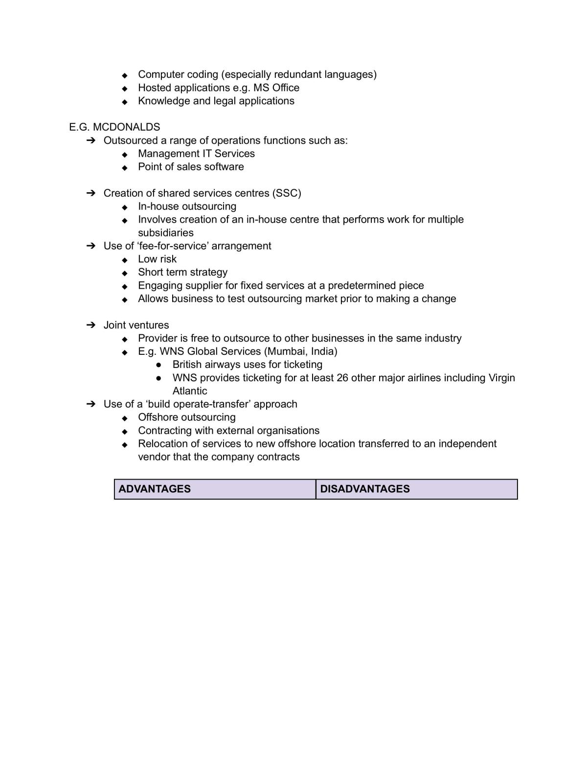 Business Studies HSC notes -Operations - Page 29