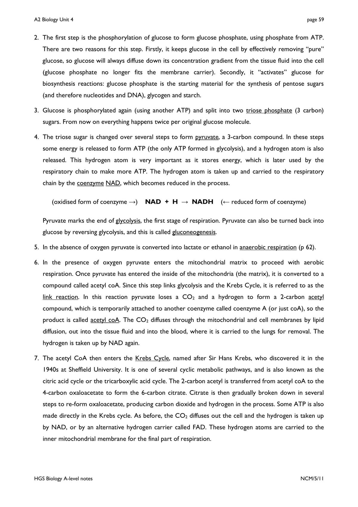 AQA biology unit 4 notes - Page 59